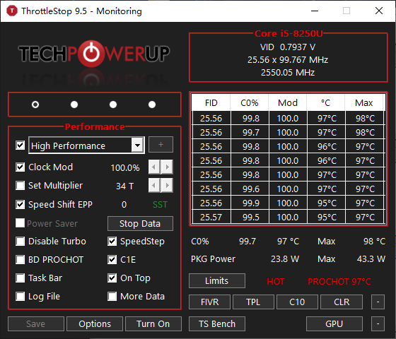 ThrottleStop结果